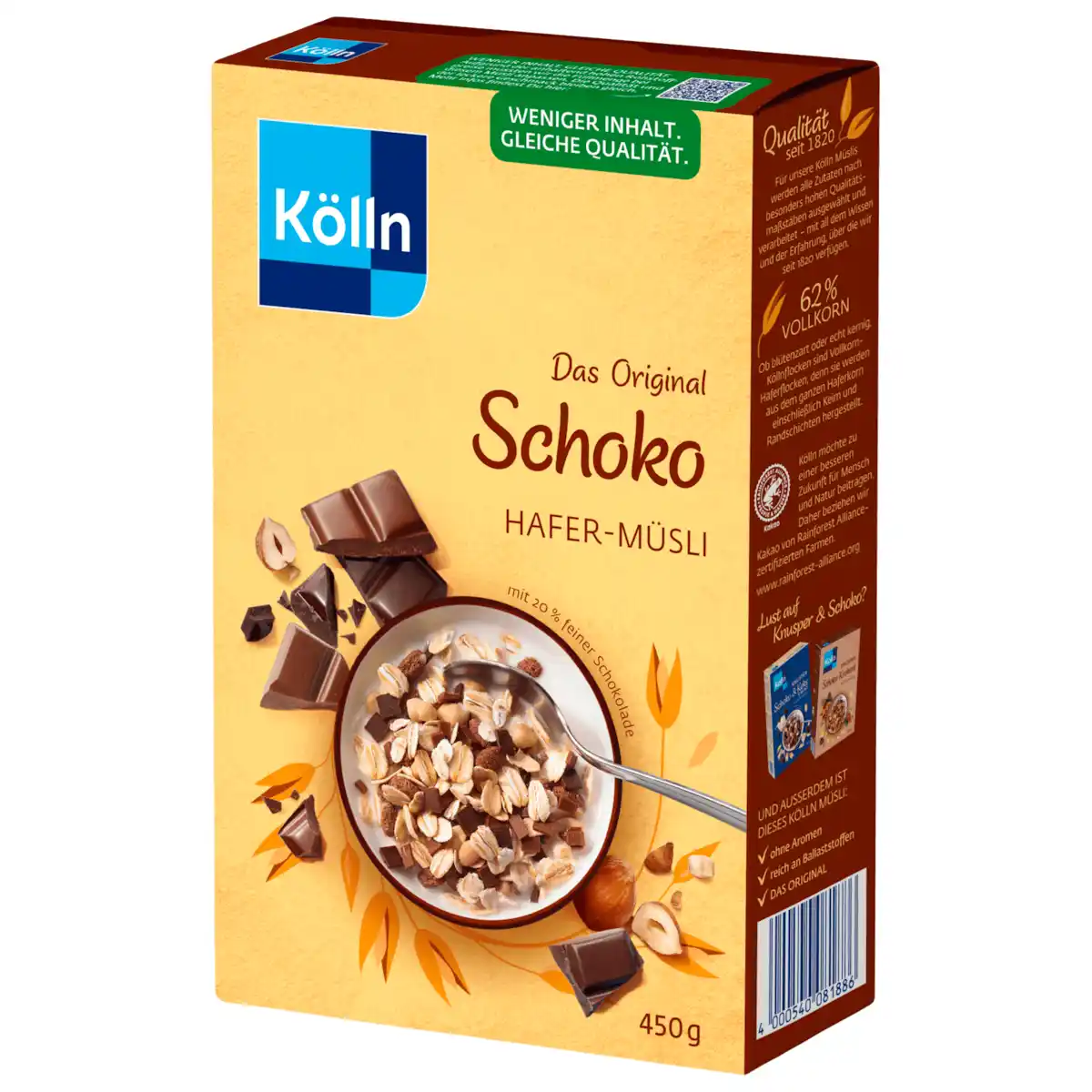 Bild 1 von Kölln Schoko Hafer-Müsli 450g