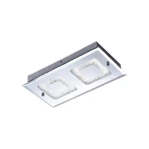 LED-Deckenleuchte Lisa max. 6 Watt Deckenlampe, Chromfarben