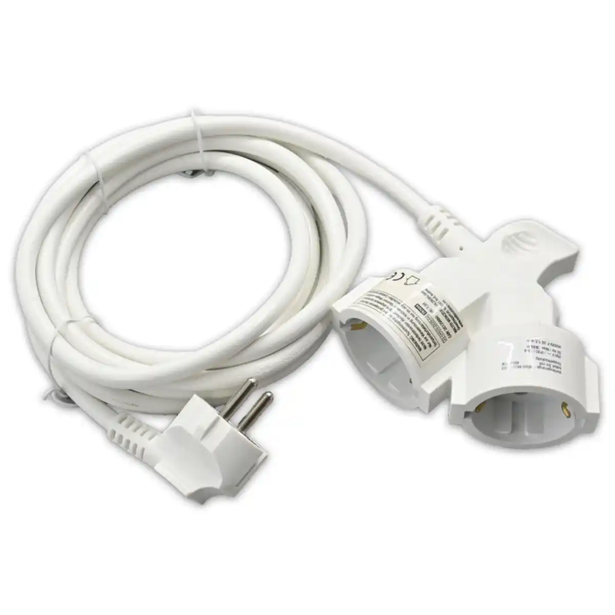 Bild 1 von Powertec Electric 3 m-Verlängerung mit Doppelkupplung