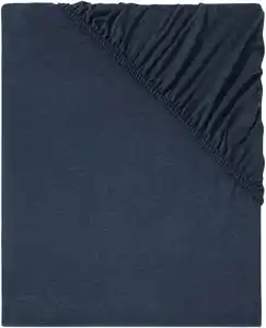 LIV&BO® Feinbiber-Spannbettlaken ca. 180 - 200 x 200 cm