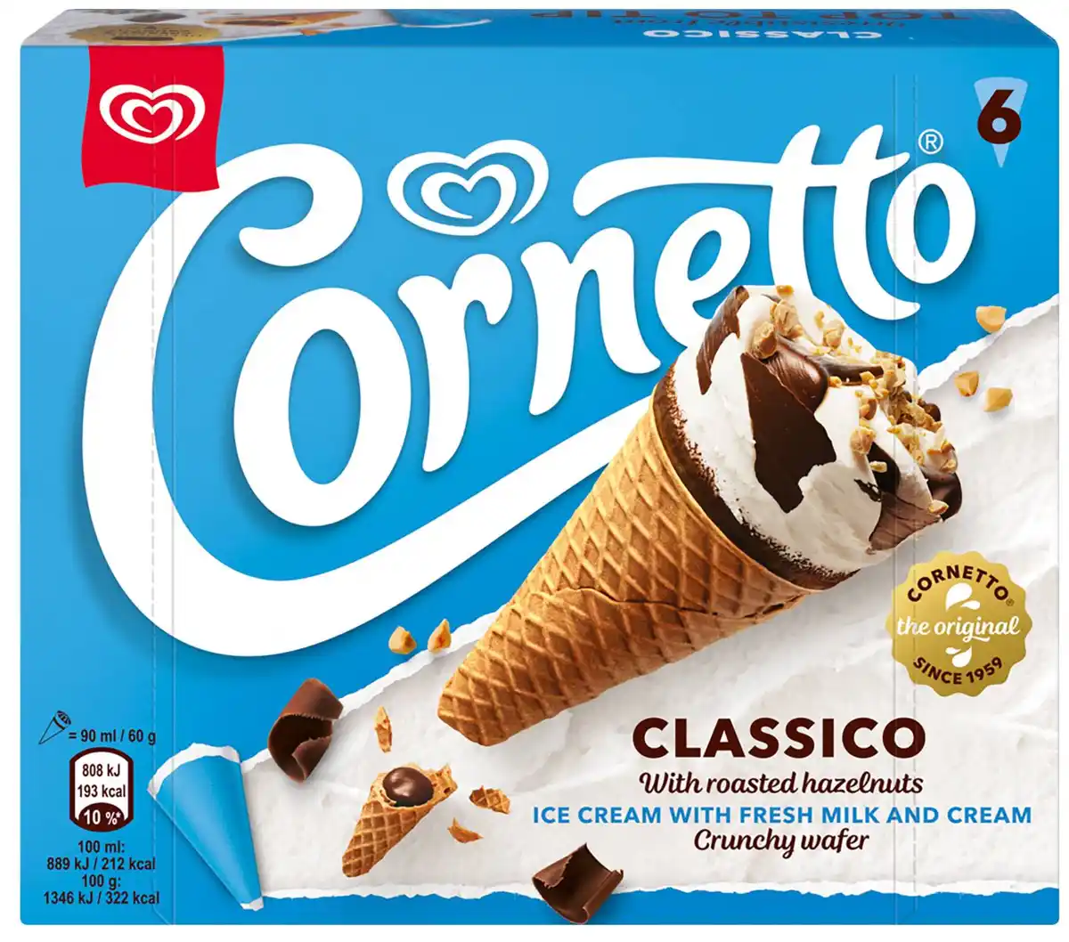 Bild 1 von Cornetto Classico, Kids-Mix oder Solero BonBon Exotic 6 - 12 St. = 398 - 560-ml-Packg.
