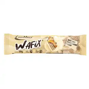 IRONMAXX Wafix Riegel 39 g, White Peanut Caramel