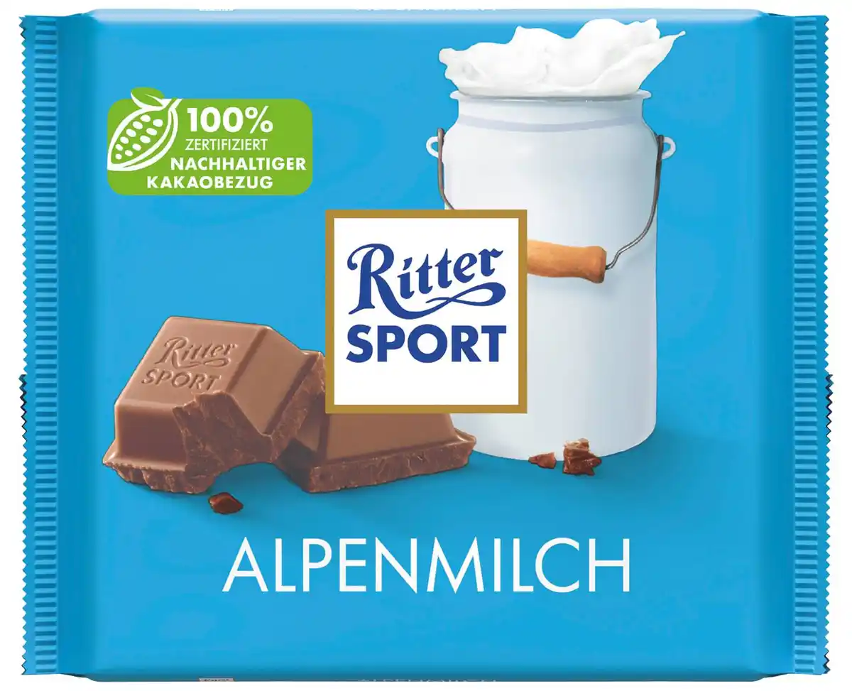 Bild 1 von RITTER SPORT Schokolade, 218 - 250-g-Tafel