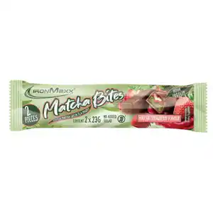 IRONMAXX Matcha Bites 2 × 23 g, Strawberry Flavour