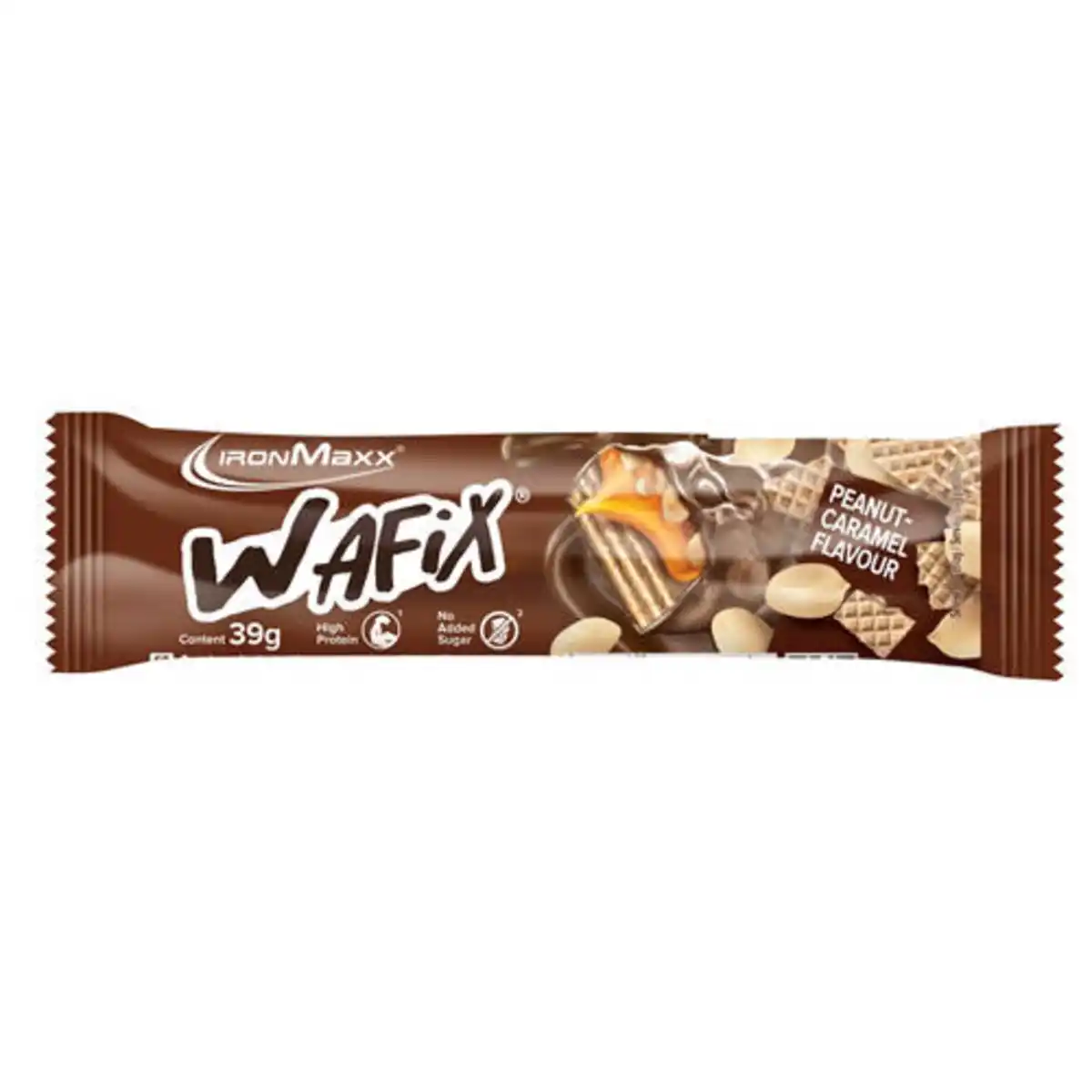 Bild 1 von IRONMAXX Wafix Riegel 39 g, Peanut Caramel