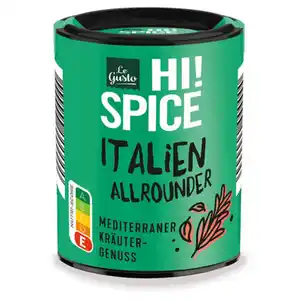 LE GUSTO Hi! Spice Italienische Gewürzmischungen, Italian Allrounder 42 g