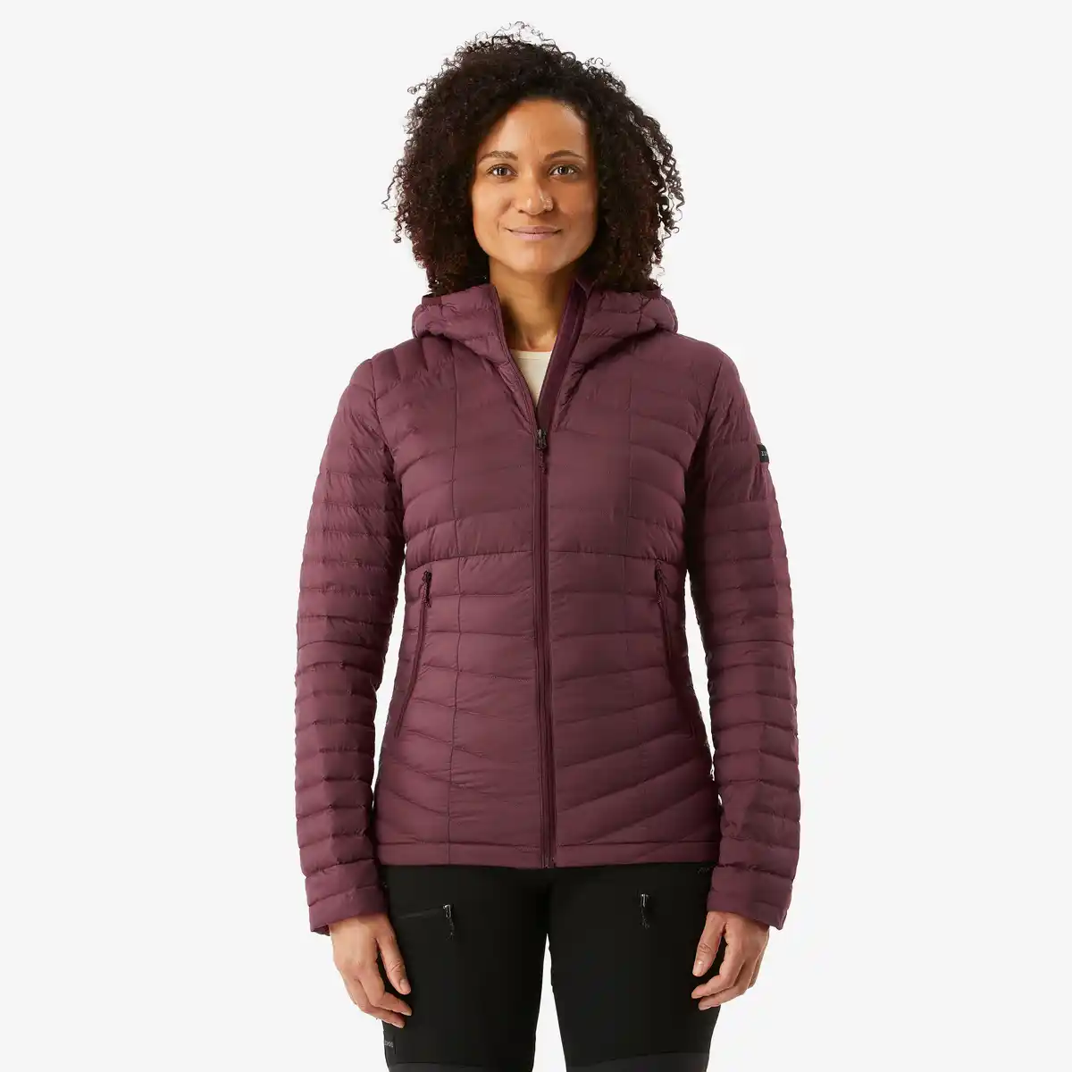 Bild 1 von SIMOND Daunenjacke Damen Kapuze bis -5 °C Trekking - MT100