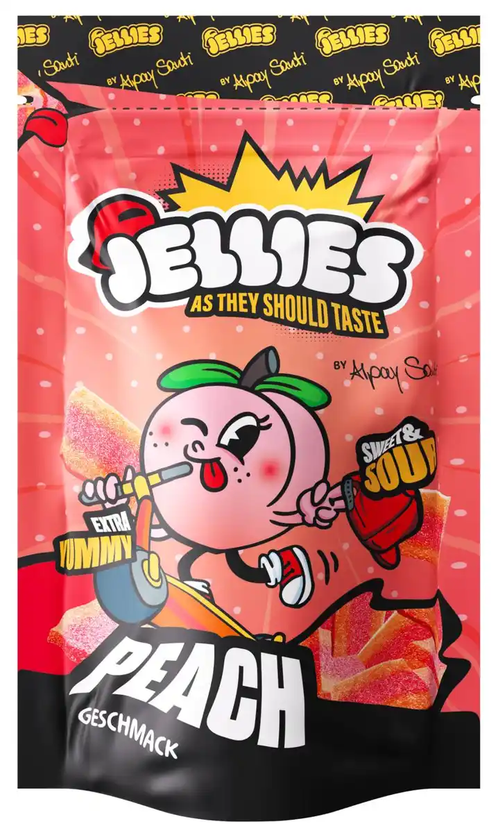 Bild 2 von JELLIES Fruchtgummistreifen, 180-g-Packg.