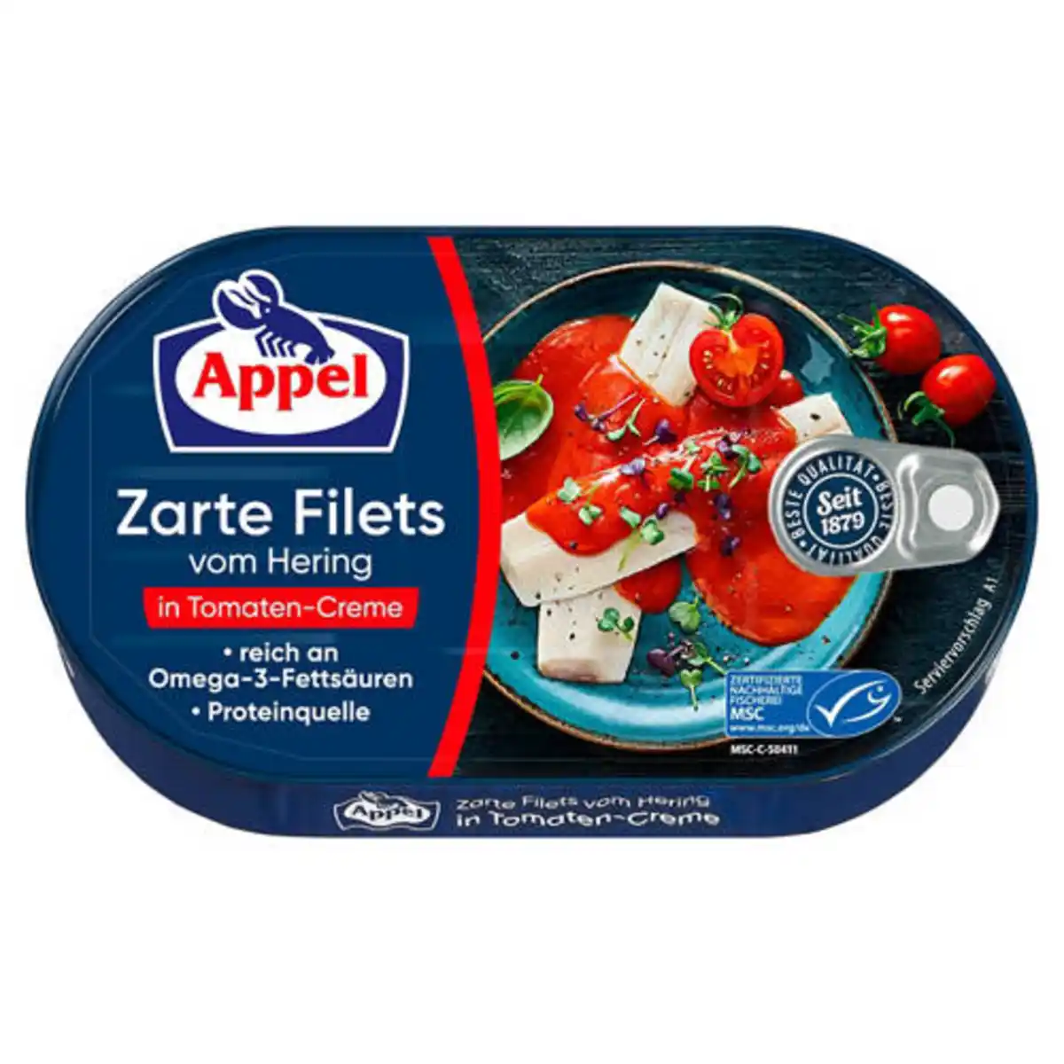 Bild 1 von Heringsfilet 200 g, Tomaten Creme