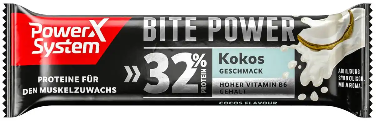 Bild 1 von POWER SYSTEM High Protein Bar, 35-g-Stück