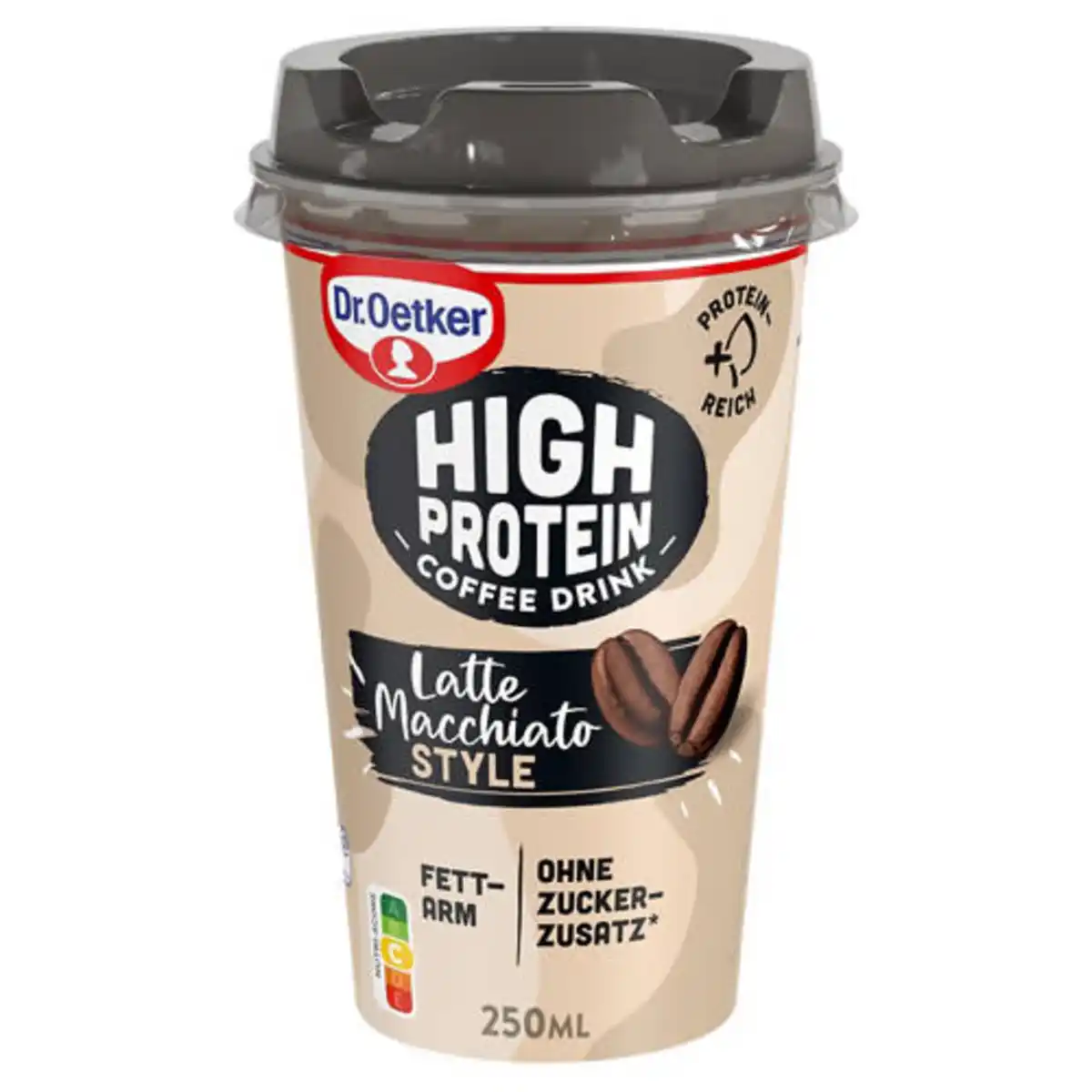 Bild 1 von DR. OETKER High Protein Kaffeedrink 250 ml, Latte Macchiato