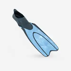 DECATHLON Schnorchelflossen Damen/Herren FF 100 React Marble blau