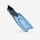 Bild 1 von DECATHLON Schnorchelflossen Damen/Herren FF 100 React Marble blau