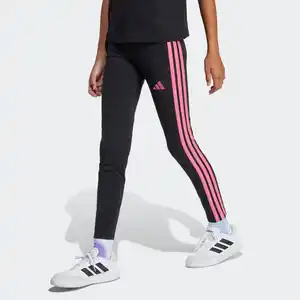 ADIDAS Leggings Kinder Baumwolle - schwarz/rosa