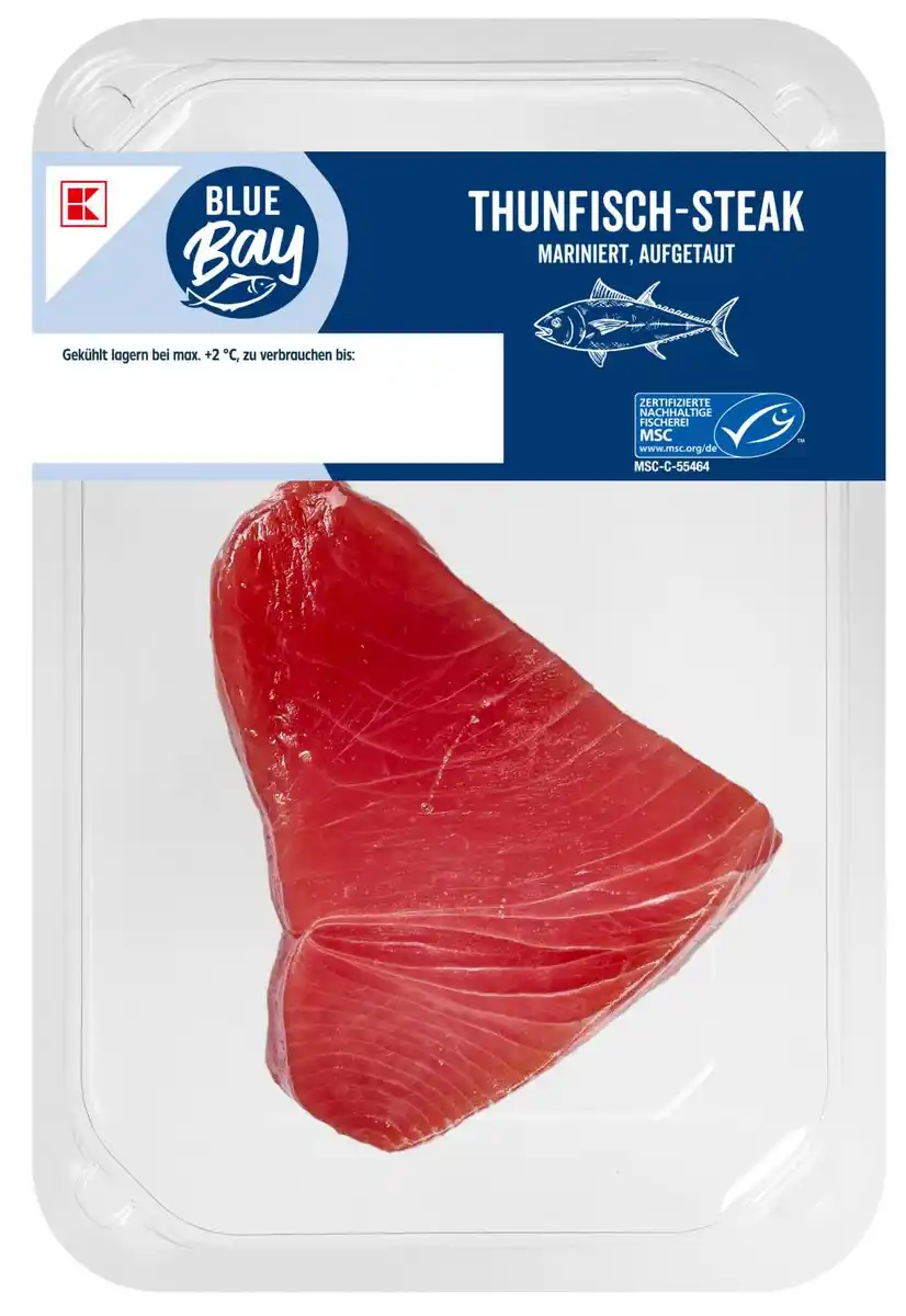 Bild 1 von K-BLUE BAY Thunfisch-Steak, 140-g-Packg.