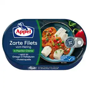 Heringsfilet 200 g, Paprika Creme