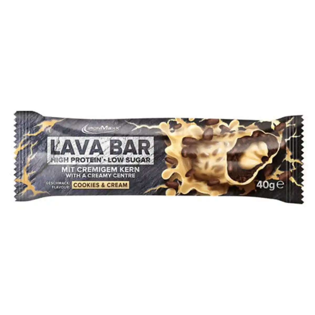 Bild 1 von IRONMAXX Lava Bar 40 g, Cookies & Cream