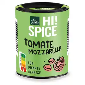 LE GUSTO Hi! Spice Italienische Gewürzmischungen, Tomate-Mozzarella, 60 g