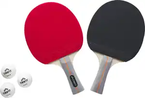 CRIVIT® Tischtennisschläger-Set, 5-teilig