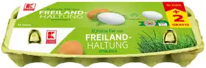 K-CLASSIC Frische Eier aus Freilandhaltung, 12-St.-Packg.