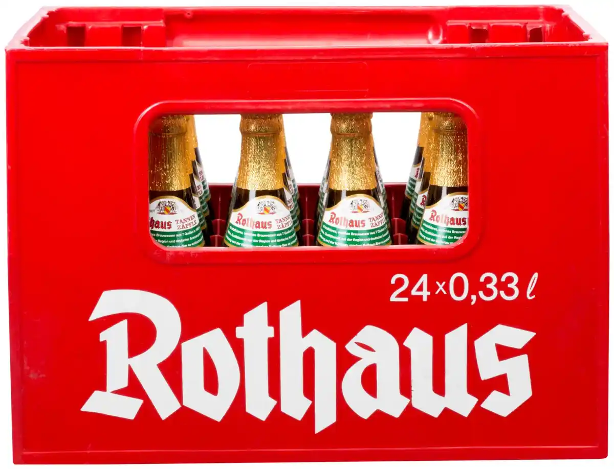 Bild 1 von ROTHAUS Tannenzäpfle, Ka. 24 x 0,33-l-Fl.