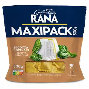GIOVANNI RANA Tortelloni Big Pack 500 g, Ricotta-Spinat