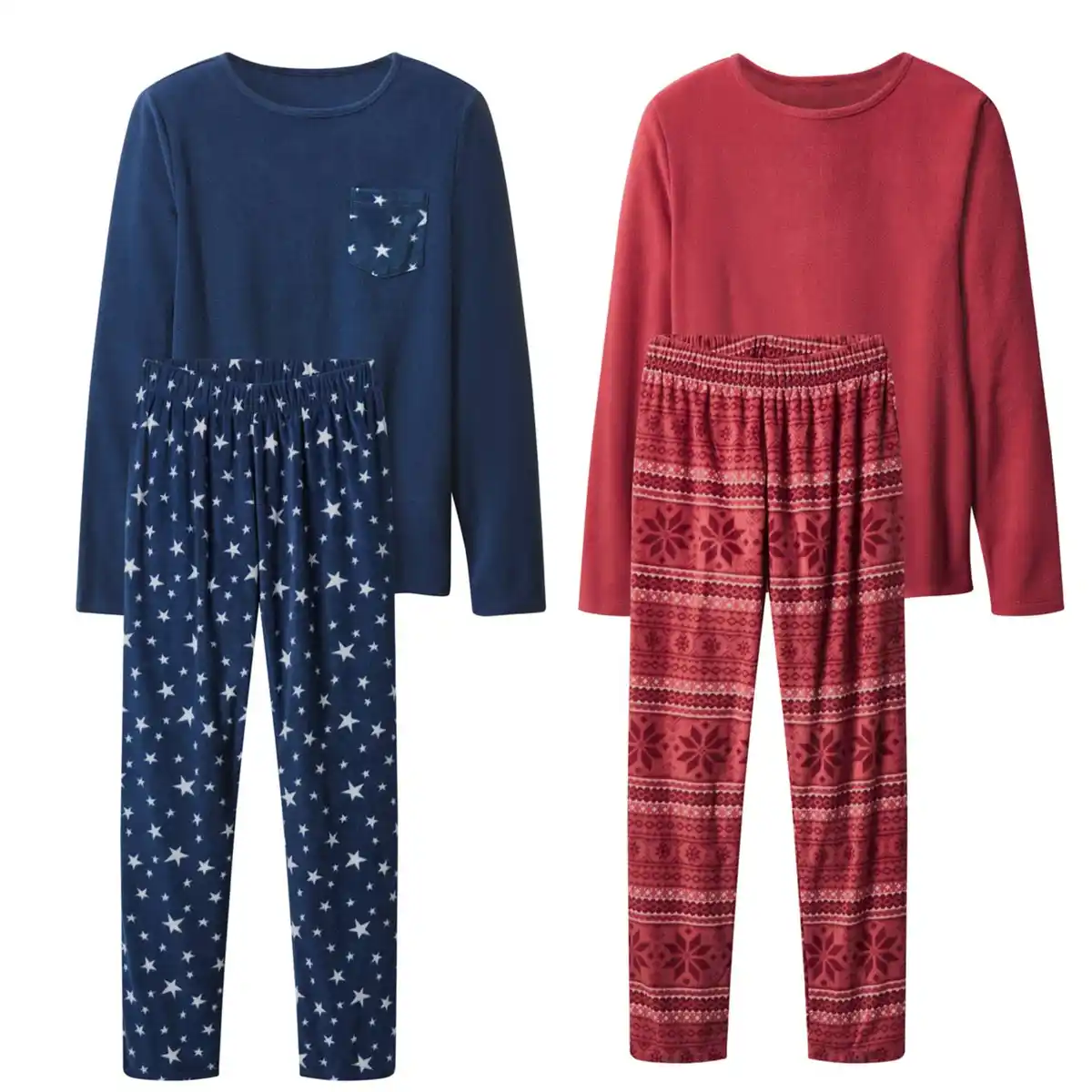 Bild 1 von OYANDA® Damen-Fleece-Pyjama, 2-teilig