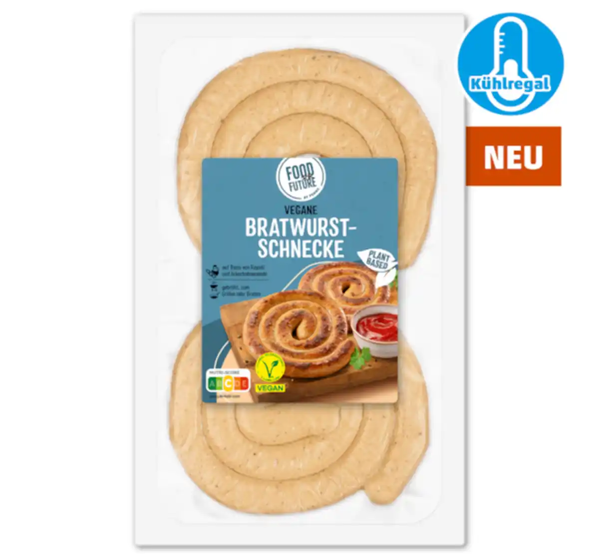 Bild 1 von FOOD FOR FUTURE Vegane Bratwurstschnecke*