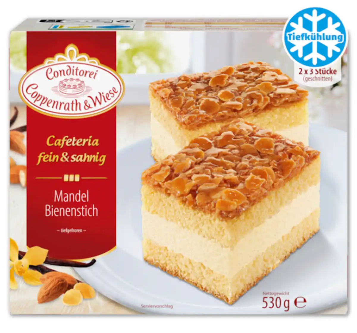 Bild 1 von COPPENRATH & WIESE Cafeteria fein & sahnig Mandel Bienenstich*