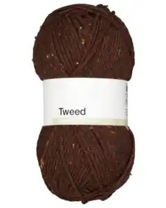 Tweed Strickgarn - Braun, One size