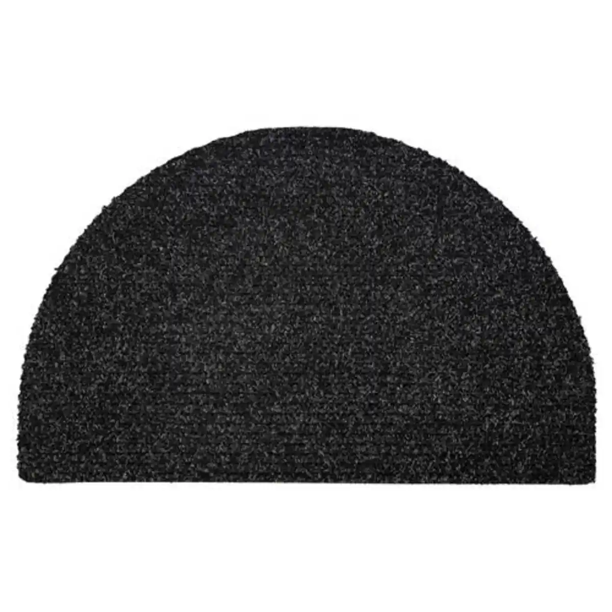 Bild 1 von HOME CREATION Gerippte Türmatte, Schwarz Halbrund
