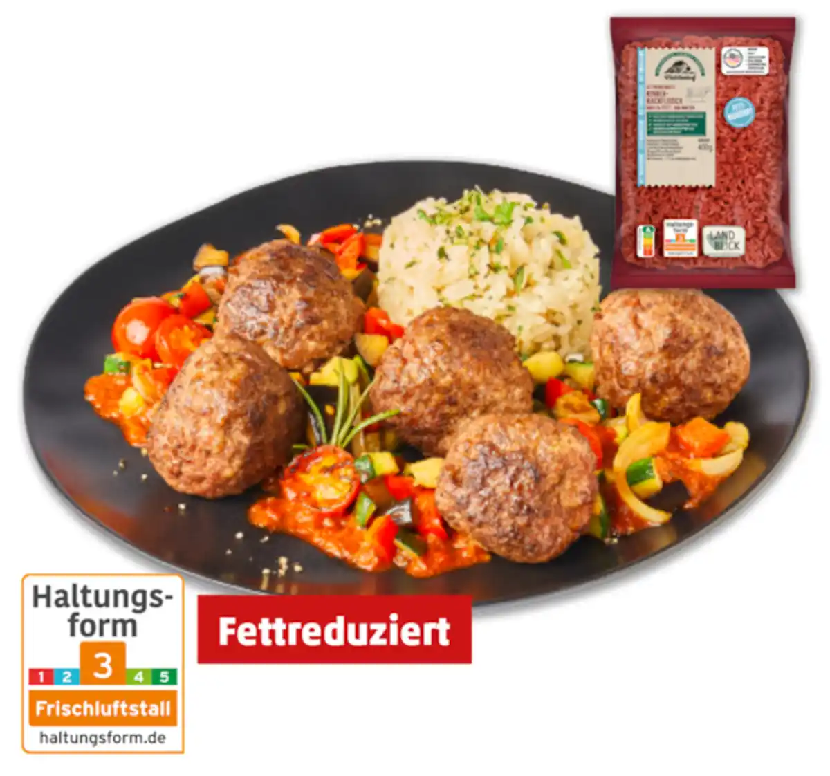Bild 1 von MÜHLENHOF Leichter Genuss Frisches Rinder-Hackfleisch*