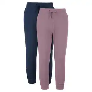 LILY & DAN Kinder-/Kleinkinder Sweatpants, 2er-Pack, Pink/Dunkelblau, 116
