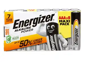 Energizer Alkaline-Batterien AAA Micro LR03