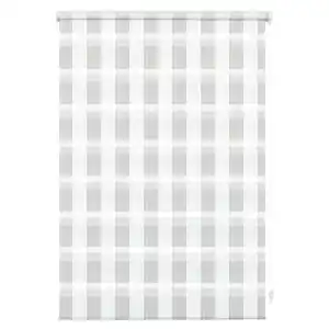 Gardinia EasyFix Doppelrollo 'Karo' weiß 60 x 150 cm