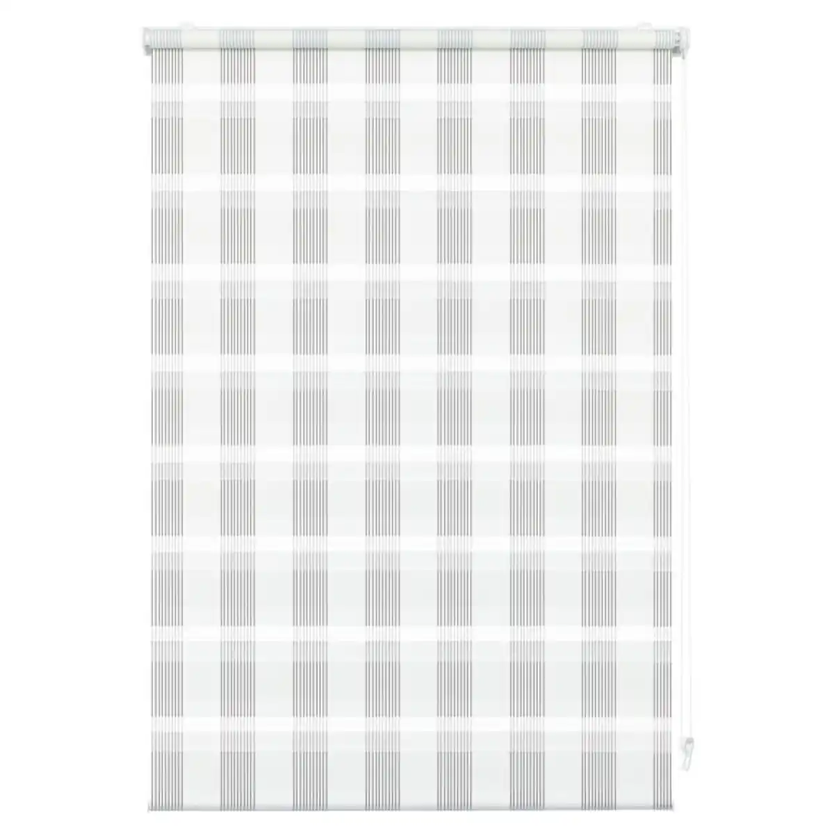 Bild 1 von Gardinia EasyFix Doppelrollo 'Karo' weiß 60 x 150 cm