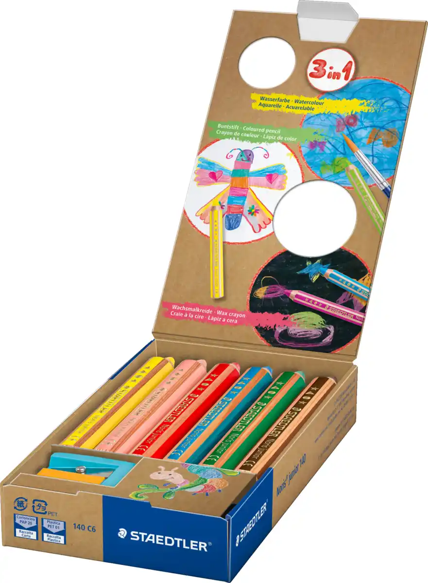 Bild 2 von Staedtler Noris junior Buntstifte 6er