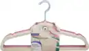 Bild 1 von IDEENWELT 8er Set Beflockte Kleiderbügel pink