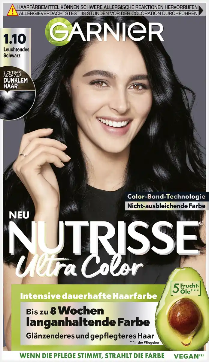 Bild 2 von Garnier Nutrisse Ultra Color 110 Leuchtendes Schwarz