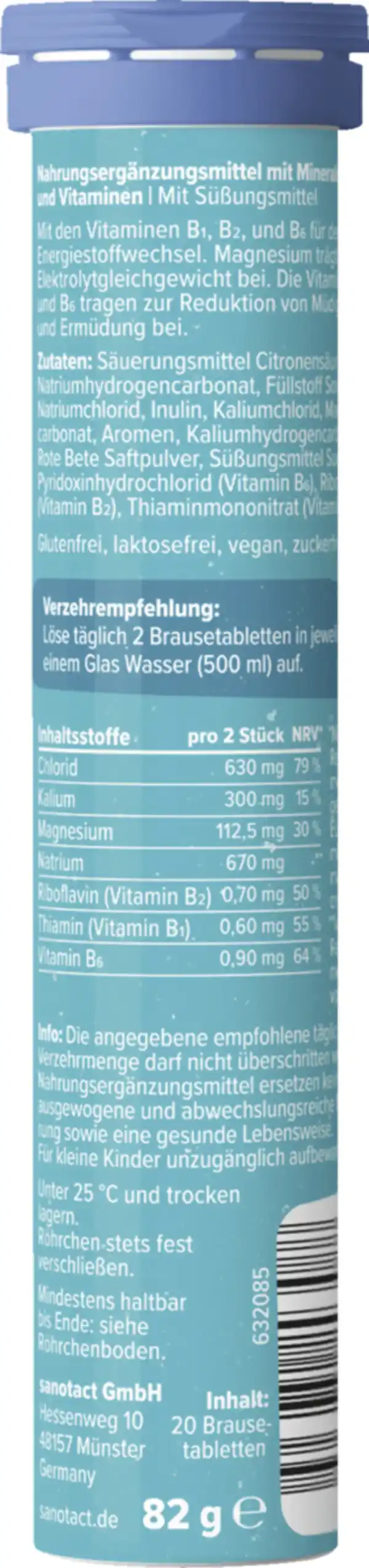 Bild 2 von sanotact® Elektrolyte Aktiv Brausetabletten, 82 g