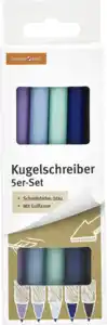 SCHREIBWELT Kugelschreiber 5er-Set