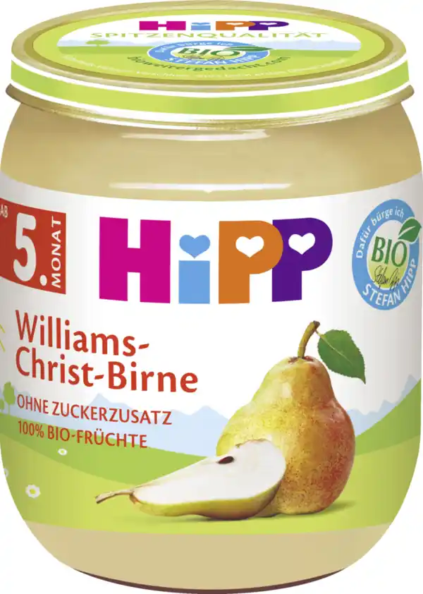 Bild 2 von HiPP Bio Früchte Williams-Christ-Birne, 125 g