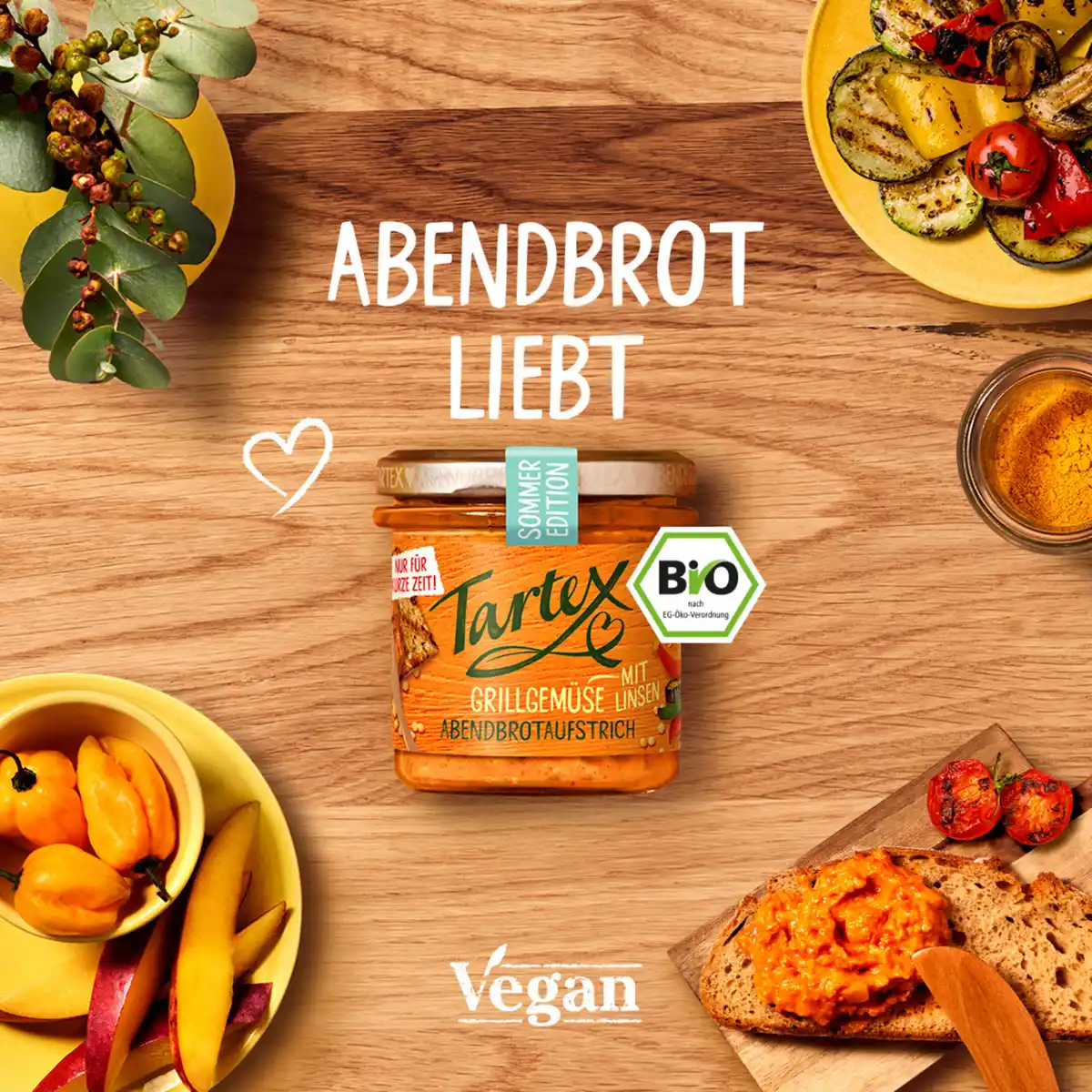 Bild 4 von Tartex Bio Abendbrotaufstrich Grillgemüse mit Linsen, 140 g