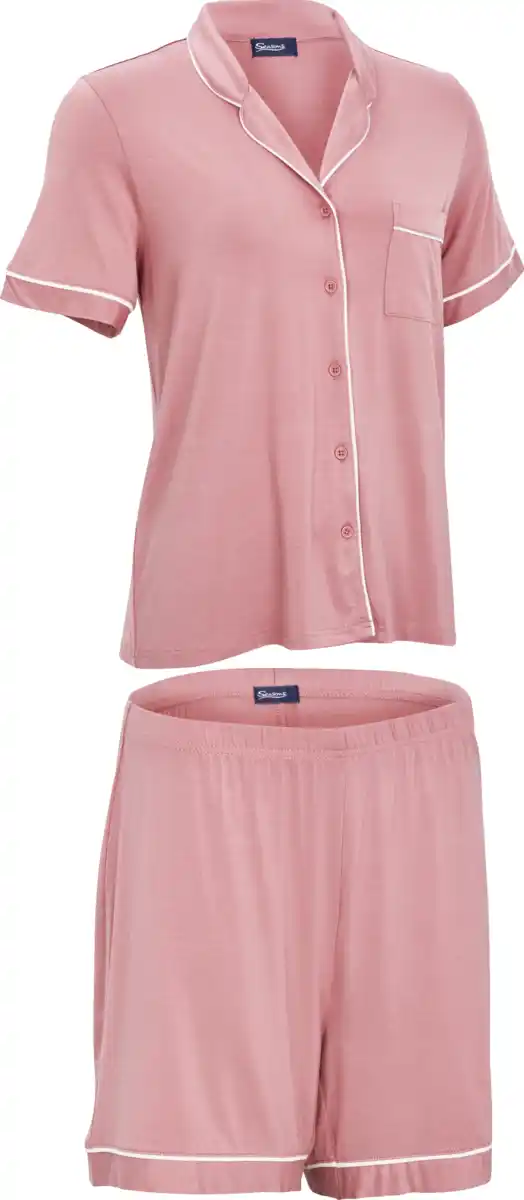 Bild 1 von IDEENWELT Kurzarm Pyjama Set rosa Gr. S