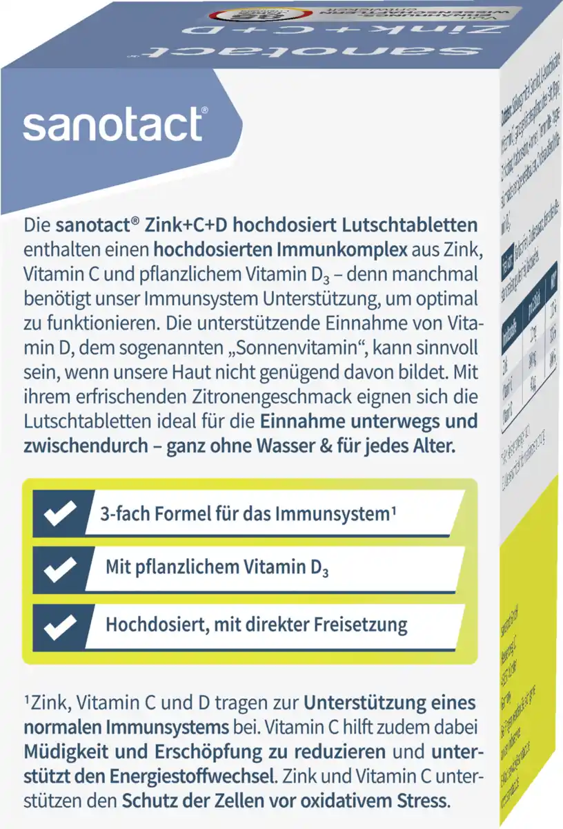 Bild 4 von sanotact® Zink C+D, 78 g