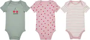 IDEENWELT 3er Set Baby Body Herzen Gr. 86/92