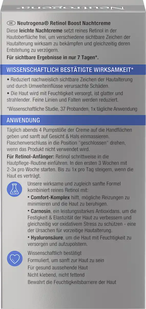 Bild 2 von Neutrogena Anti-Age Retinol Boost Nachtcreme, 50 ml