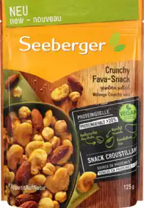 Seeberger Crunchy Fava-Snack, 125 g