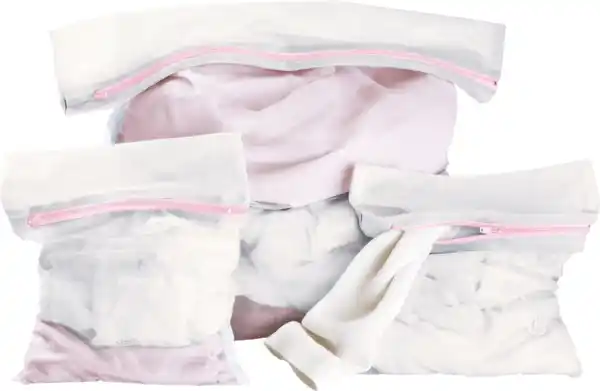 Bild 2 von IDEENWELT 3er Set Wäschenetze rosa