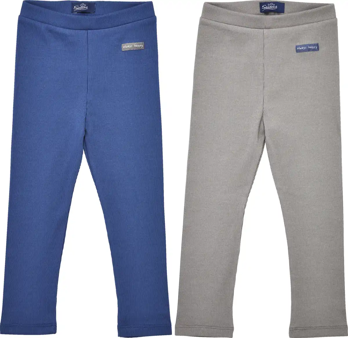 Bild 1 von IDEENWELT 2er Set Kinder Leggings Gr. 86/92